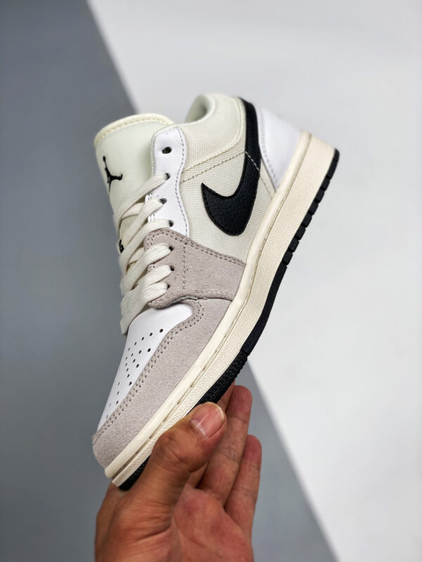 Air Jordan 1 Low Astrograbber White Sail Black For Sale