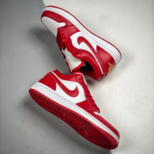 Air Jordan 1 Low Cardinal Red White 553558-607 For Sale