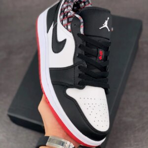 Air Jordan 1 Low Quai 54 Black White DM0095-106 For Sale