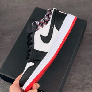 Air Jordan 1 Low Quai 54 Black White DM0095-106 For Sale