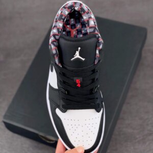 Air Jordan 1 Low Quai 54 Black White DM0095-106 For Sale