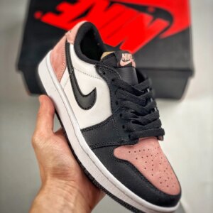 Air Jordan 1 Low Black Bleached Coral-White-Grey Fog CZ0790-061 For Sale