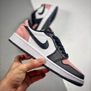 Air Jordan 1 Low Black Bleached Coral-White-Grey Fog CZ0790-061 For Sale