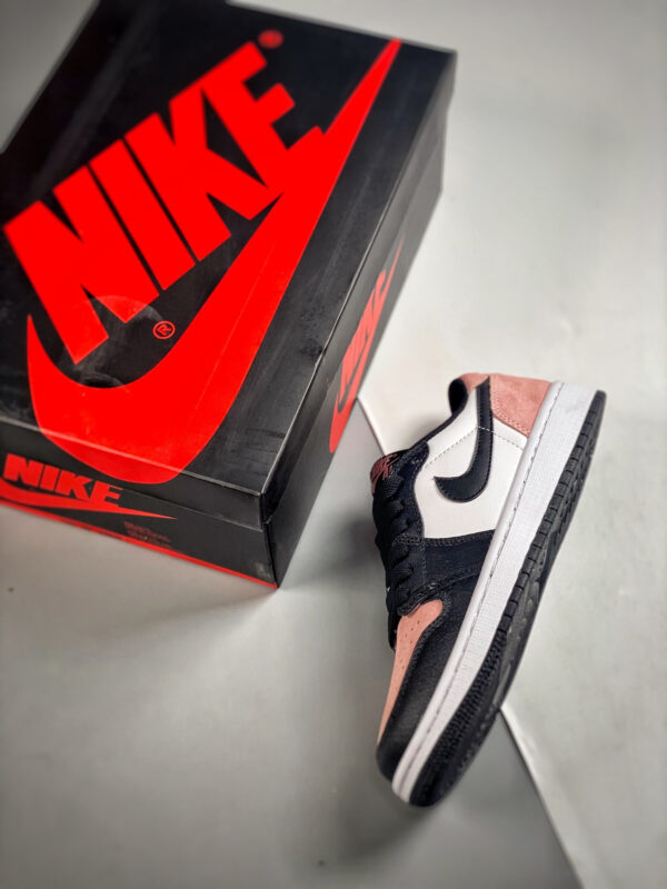 Air Jordan 1 Low Black Bleached Coral-White-Grey Fog CZ0790-061 For Sale