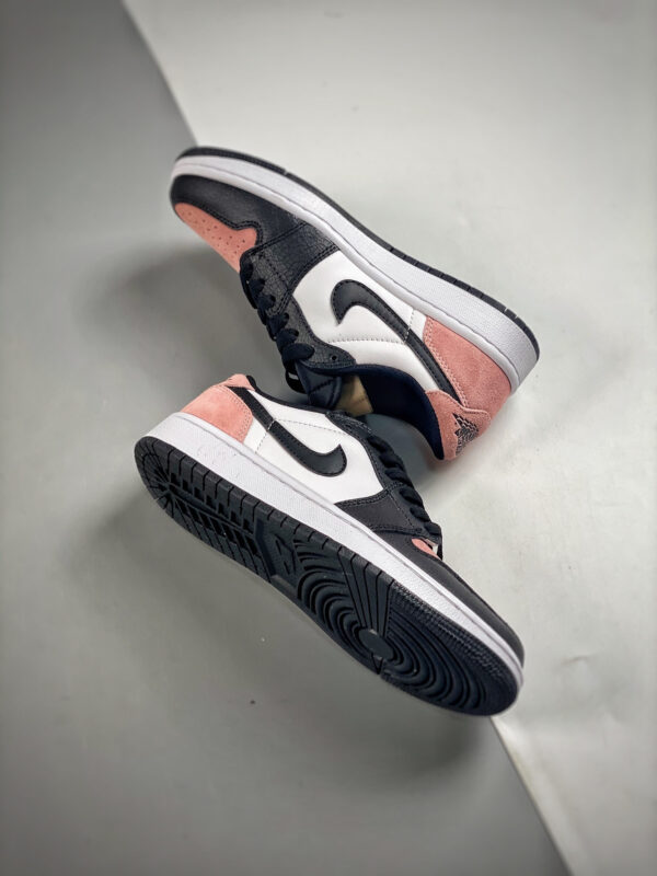 Air Jordan 1 Low Black Bleached Coral-White-Grey Fog CZ0790-061 For Sale