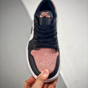 Air Jordan 1 Low Black Bleached Coral-White-Grey Fog CZ0790-061 For Sale