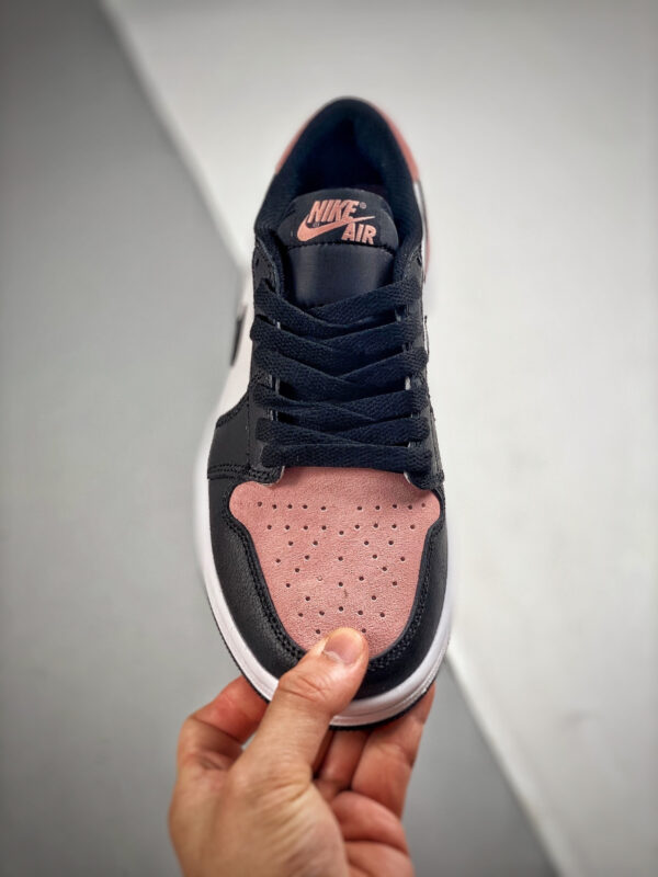 Air Jordan 1 Low Black Bleached Coral-White-Grey Fog CZ0790-061 For Sale