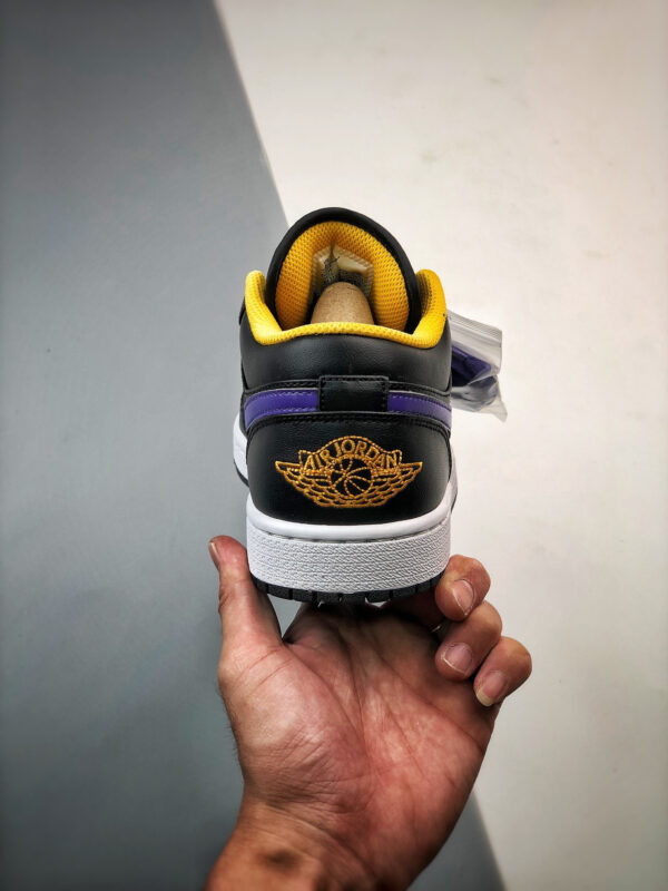 Air Jordan 1 Low Black Dark Concord-Taxi 553558-075 For Sale