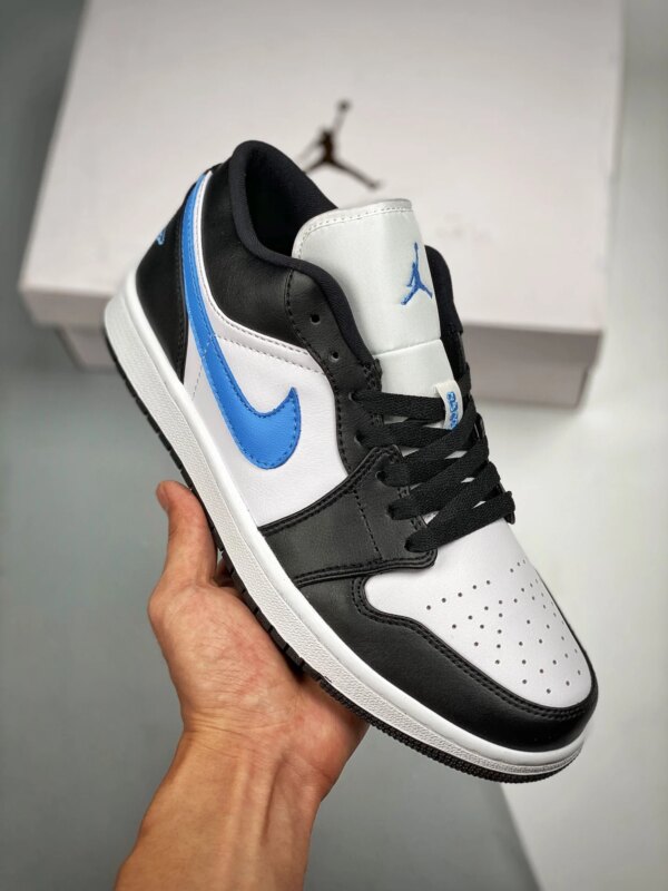 Air Jordan 1 Low Black University Blue-White For Sale