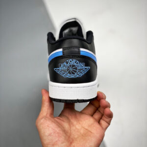 Air Jordan 1 Low Black University Blue-White For Sale