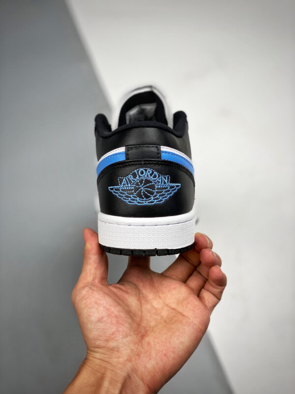 Air Jordan 1 Low Black University Blue-White For Sale