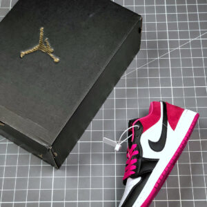 Air Jordan 1 Low Black White-Magenta CK3022-005 For Sale