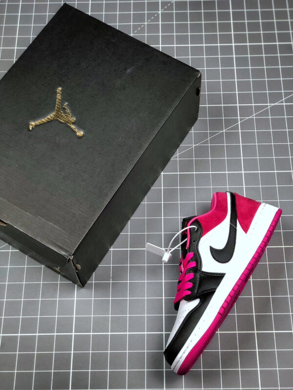 Air Jordan 1 Low Black White-Magenta CK3022-005 For Sale