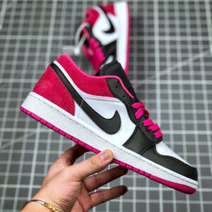 Air Jordan 1 Low Black White-Magenta CK3022-005 For Sale