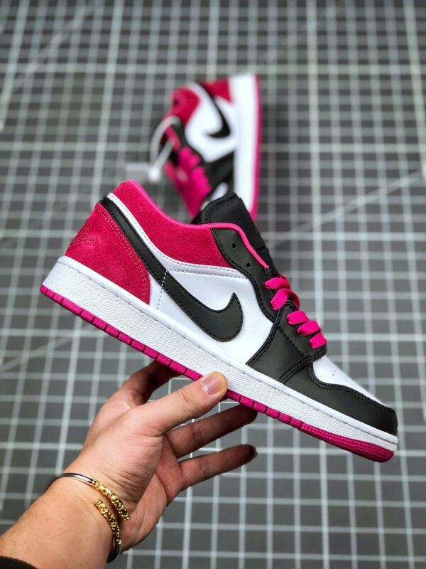 Air Jordan 1 Low Black White-Magenta CK3022-005 For Sale