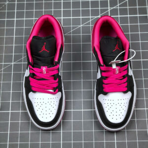 Air Jordan 1 Low Black White-Magenta CK3022-005 For Sale