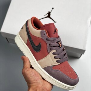 Air Jordan 1 Low Canyon Rust Black-Purple Smoke DC0774-602 For Sale