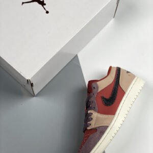 Air Jordan 1 Low Canyon Rust Black-Purple Smoke DC0774-602 For Sale