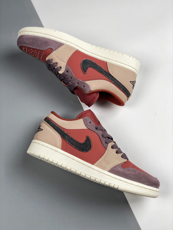 Air Jordan 1 Low Canyon Rust Black-Purple Smoke DC0774-602 For Sale