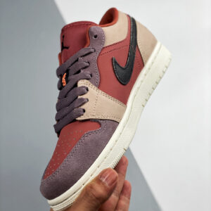 Air Jordan 1 Low Canyon Rust Black-Purple Smoke DC0774-602 For Sale