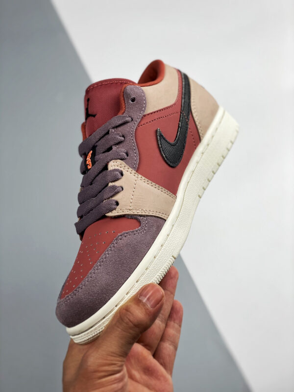 Air Jordan 1 Low Canyon Rust Black-Purple Smoke DC0774-602 For Sale