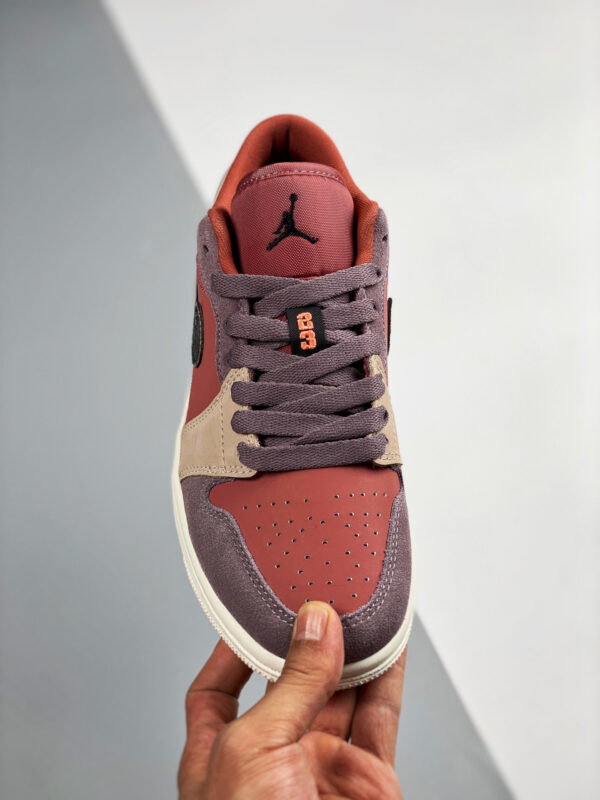 Air Jordan 1 Low Canyon Rust Black-Purple Smoke DC0774-602 For Sale