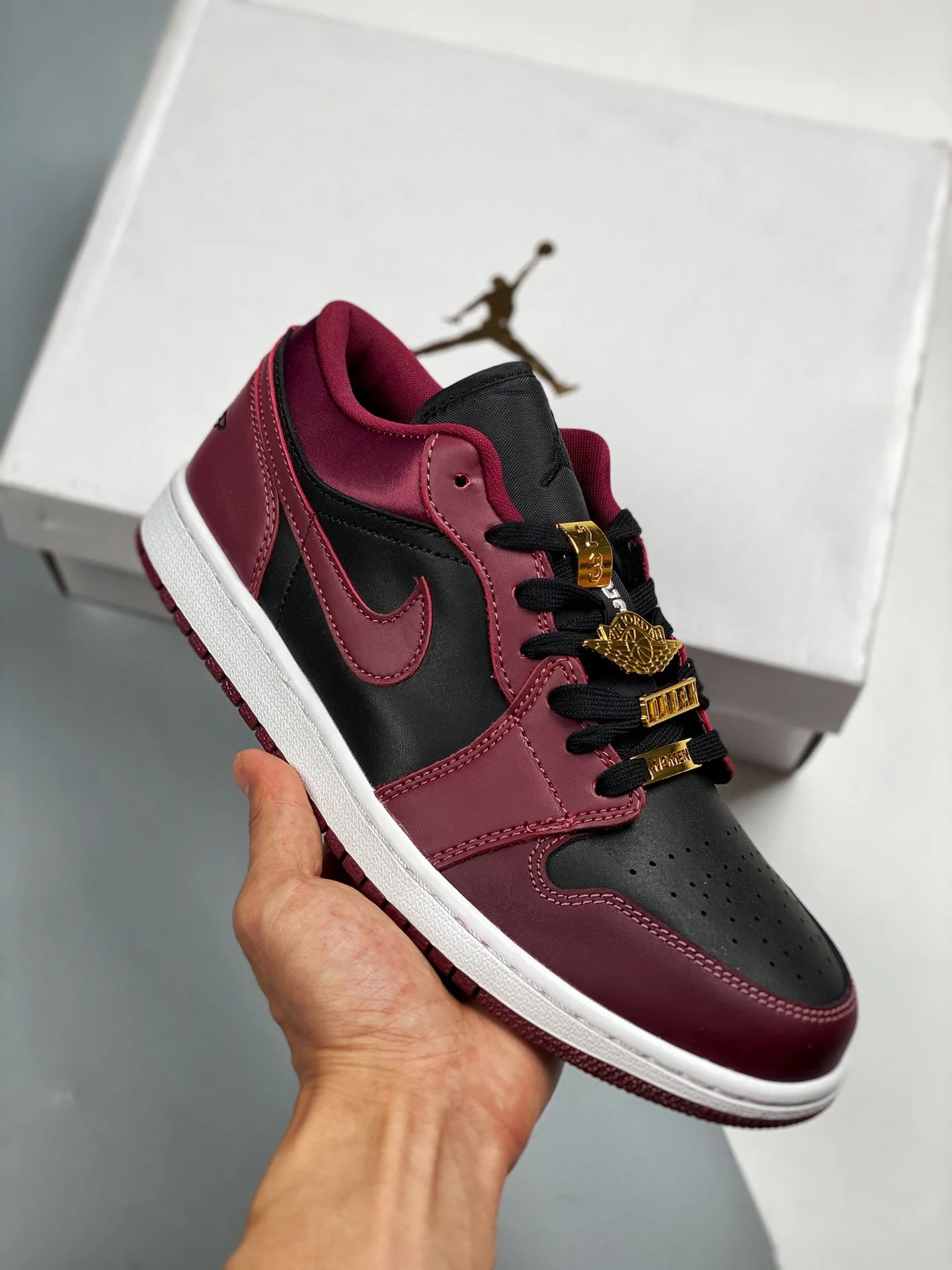 Air Jordan 1 Low Dark Beetroot Black DB6491-600 For Sale