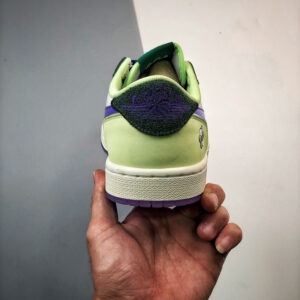 Air Jordan 1 Low Doernbecher Gorge Green Court Purple-White-Barely Volt For Sale