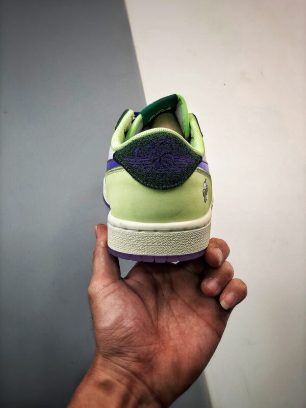 Air Jordan 1 Low Doernbecher Gorge Green Court Purple-White-Barely Volt For Sale