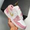 Air Jordan 1 Low GS Ice Cream Drip Arctic Punch Pale Vanilla-White For Sale