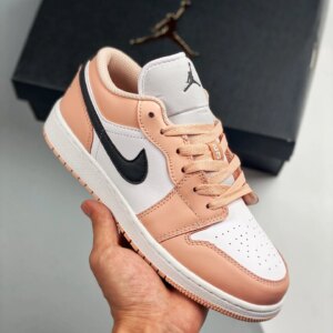 Air Jordan 1 Low GS Light Arctic Pink 553560-800 For Sale