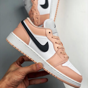 Air Jordan 1 Low GS Light Arctic Pink 553560-800 For Sale