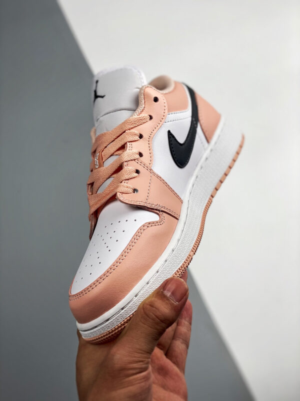 Air Jordan 1 Low GS Light Arctic Pink 553560-800 For Sale