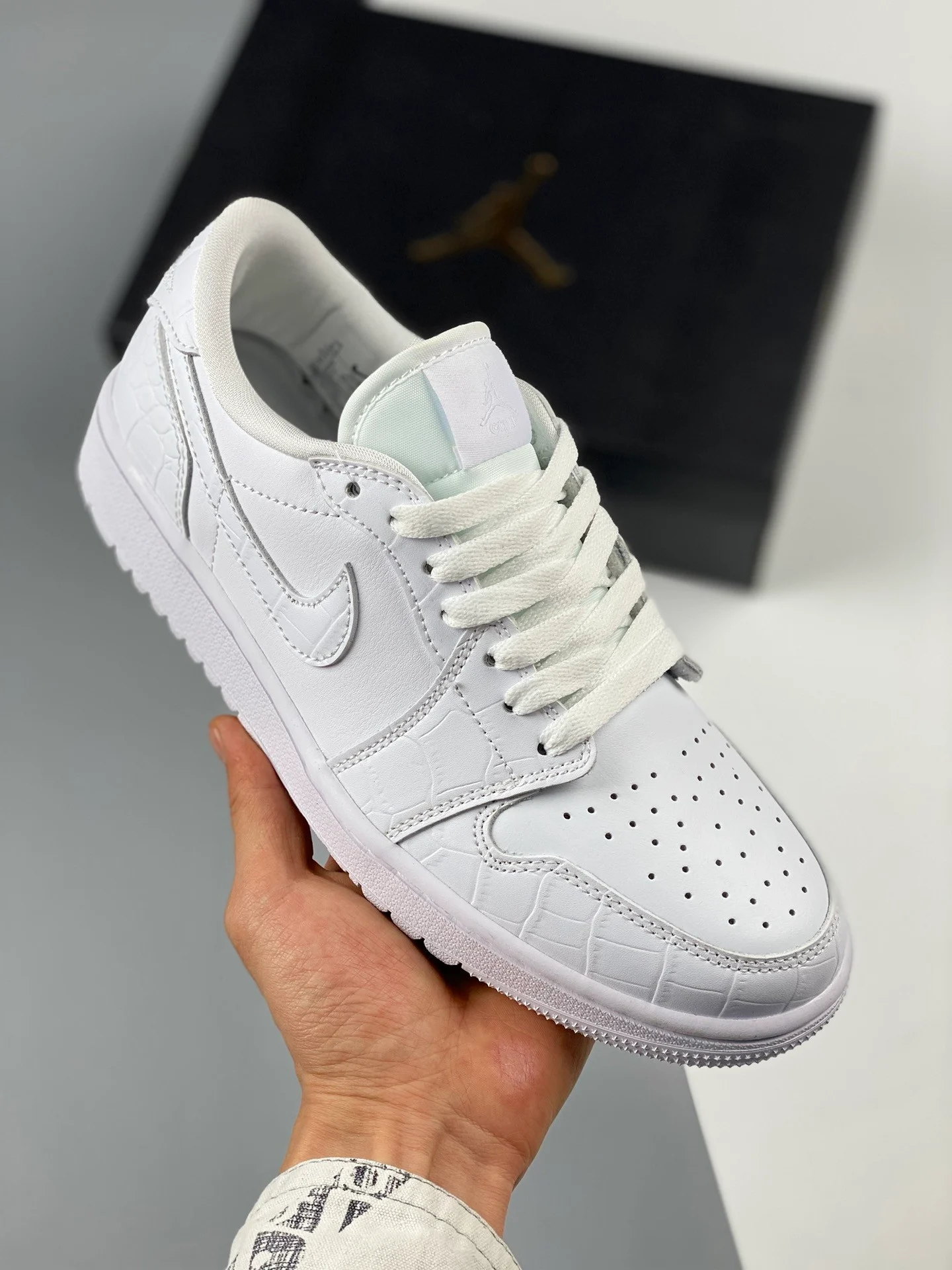 Air Jordan 1 Low Golf Croc White DD9315-110 For Sale