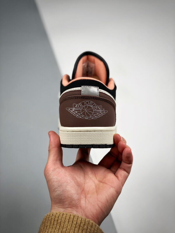 Air Jordan 1 Low Light Chocolate Black-Sail-Crimson Bliss DC6991-200 For Sale