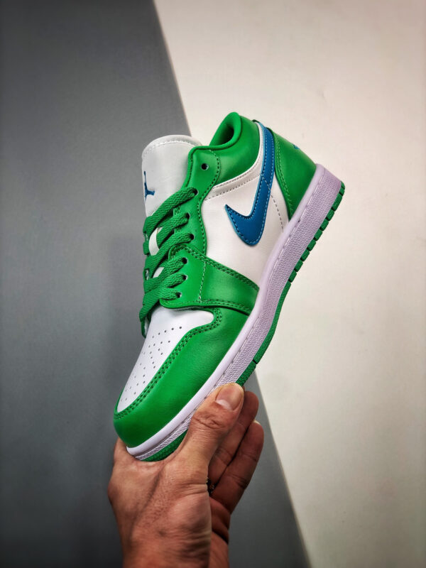 Air Jordan 1 Low Lucky Green Aquatone-White DC0774-304 For Sale