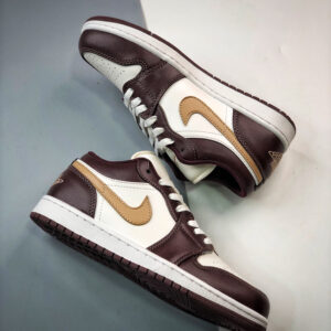 Air Jordan 1 Low Mocha Shadow Brown Sail DC0774-200 For Sale