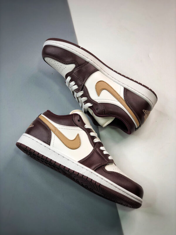 Air Jordan 1 Low Mocha Shadow Brown Sail DC0774-200 For Sale