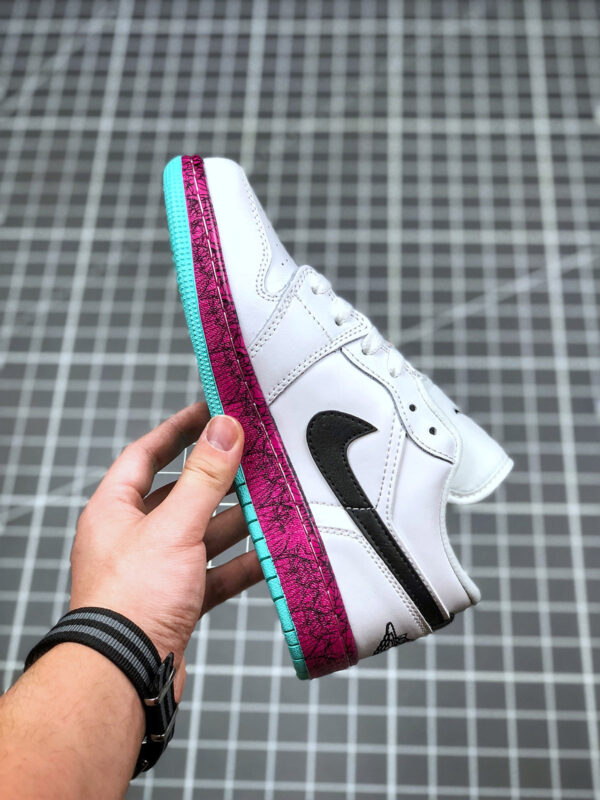 Air Jordan 1 Low Multi-Color Midsoles White CV9548-100 For Sale