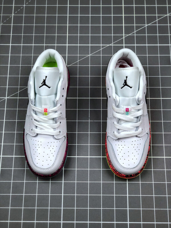 Air Jordan 1 Low Multi-Color Midsoles White CV9548-100 For Sale