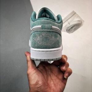 Air Jordan 1 Low New Emerald White-Light Steel Grey DN3705-301 For Sale