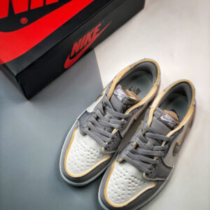 Air Jordan 1 Low OG EX Tech Grey Light Orewood Brown-White For Sale