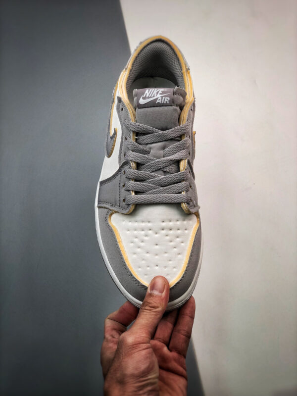 Air Jordan 1 Low OG EX Tech Grey Light Orewood Brown-White For Sale