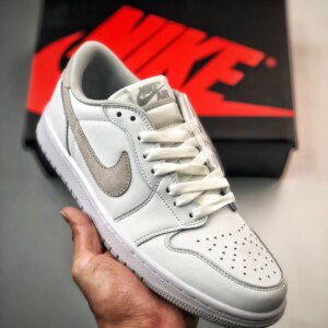 Air Jordan 1 Low OG White Neutral Grey CZ0790-100 For Sale