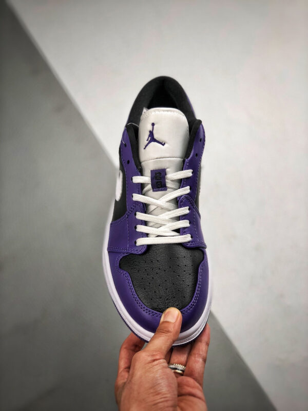 Air Jordan 1 Low Purple Black 553558-501 For Sale