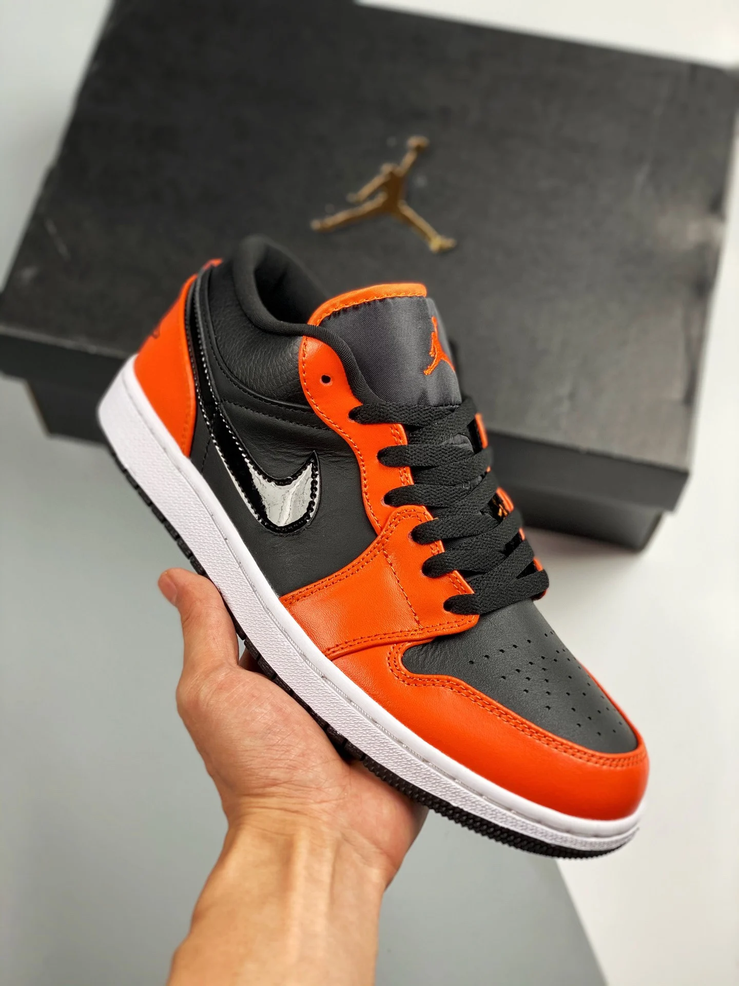 Air Jordan 1 Low SE Black Orange CK3022-008 For Sale