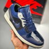 Air Jordan 1 Low SE Craft Obsidian Ashen Slate-French Blue-Sail For Sale