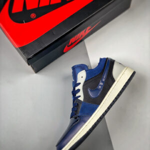 Air Jordan 1 Low SE Craft Obsidian Ashen Slate-French Blue-Sail For Sale