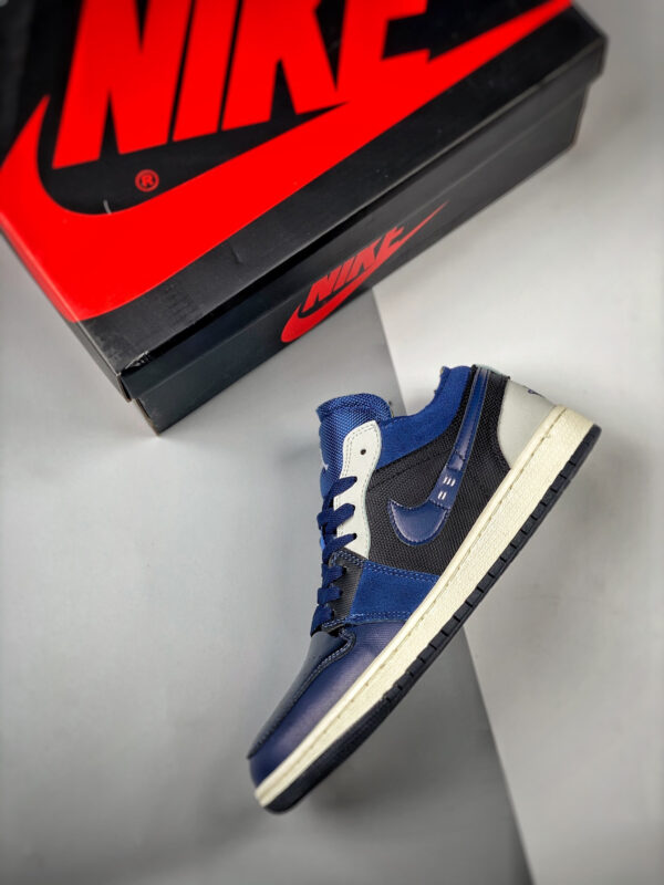 Air Jordan 1 Low SE Craft Obsidian Ashen Slate-French Blue-Sail For Sale