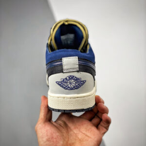 Air Jordan 1 Low SE Craft Obsidian Ashen Slate-French Blue-Sail For Sale